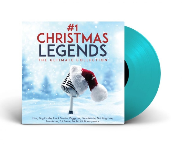 Various Artists - #1 Christmas Legends (Blue Vinyl Lp ryhmässä VINYYLI / Kommande / Julmusik @ Bengans Skivbutik AB (5692068)