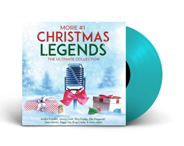 Various Artists - More #1 Christmas Legends (Blue Vin ryhmässä VINYYLI / Kommande / Julmusik @ Bengans Skivbutik AB (5692069)