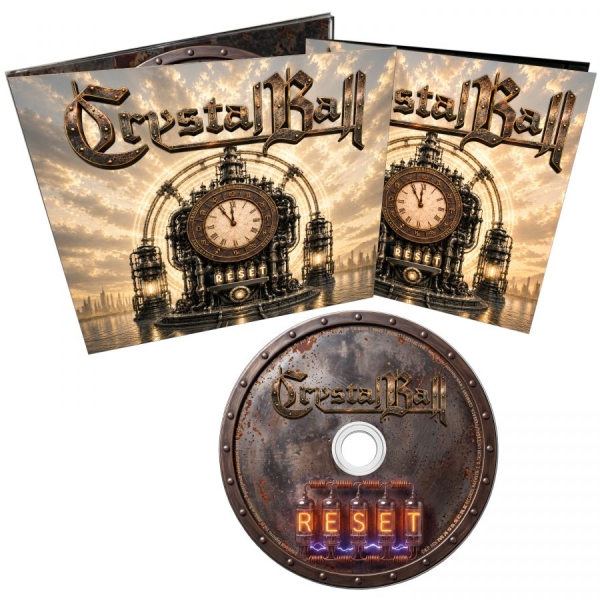 Crystal Ball - Reset (Digipack) ryhmässä CD / Kommande / Hårdrock @ Bengans Skivbutik AB (5692078)