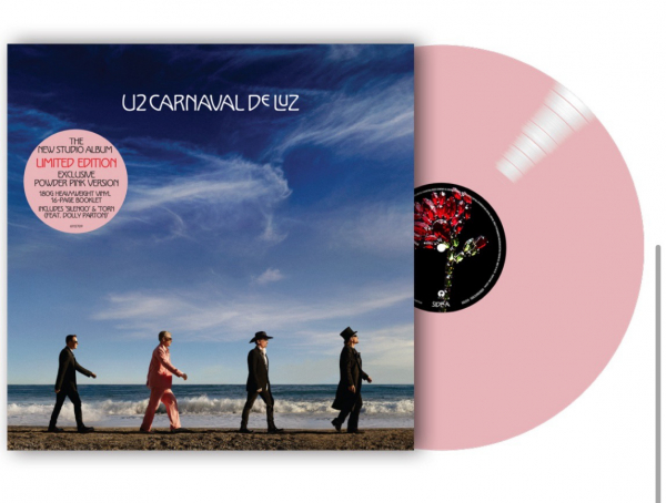 U2 - Carnaval De Luz (Indie Powder Rose Pink Vinyl) ryhmässä VINYYLI / Kommande / Pop-Rock @ Bengans Skivbutik AB (5692218)