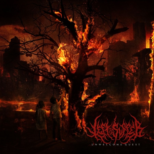 Left To Suffer - Unwelcome Guest (Orange Vinyl Lp) ryhmässä VINYYLI / Kommande / Hårdrock @ Bengans Skivbutik AB (5692395)