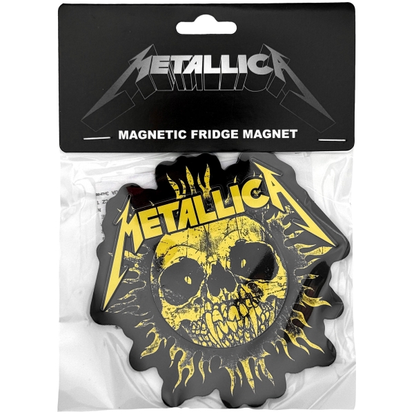 Metallica - Sun Mono Magnet ryhmässä MERCHANDISE / Magneetti /  /  @ Bengans Skivbutik AB (5692773)