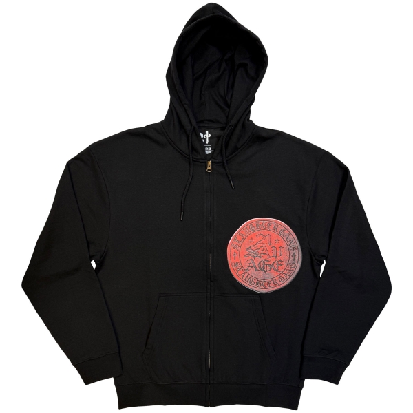 21 Savage - Slaughter Gang Seal Uni Bl Zip Hoodie ryhmässä MERCHANDISE / Hupparit / Nyheter / Hip Hop-Rap @ Bengans Skivbutik AB (5692967r)