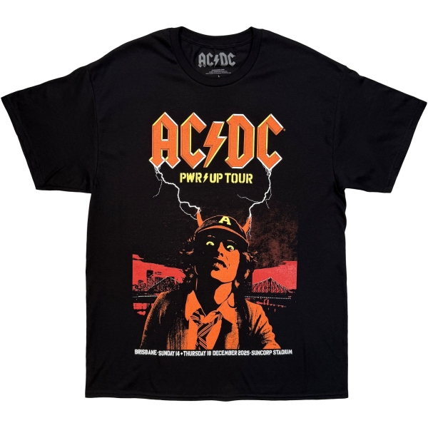 Ac/Dc - Brisbane Uni Bl T-Shirt ryhmässä MERCHANDISE / T-paita / Nyheter / Hårdrock @ Bengans Skivbutik AB (5692970r)