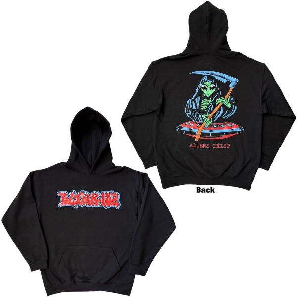 Blink-182 - Alien Reaper Uni Bl Hoodie ryhmässä MERCHANDISE / Hupparit / Nyheter / Punk @ Bengans Skivbutik AB (5692978r)