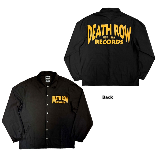 Death Row Records - Logo Uni Bl Shirt ryhmässä MERCHANDISE / Kauluspaita / / @ Bengans Skivbutik AB (5692983r)