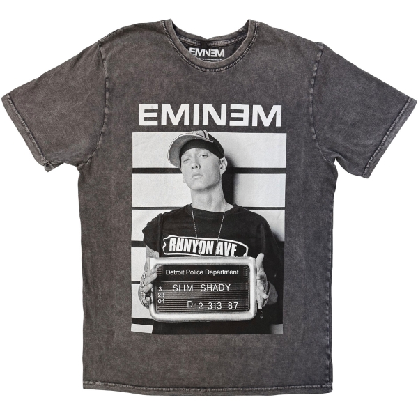 Eminem - Arrest Stone Wash Uni Char T-Shirt ryhmässä MERCHANDISE / T-paita / Nyheter / Hip Hop-Rap @ Bengans Skivbutik AB (5692985r)