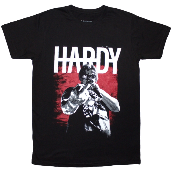 Hardy - Middle Finger Uni Bl T-Shirt ryhmässä MERCHANDISE / T-paita / Nyheter / Country @ Bengans Skivbutik AB (5692994r)