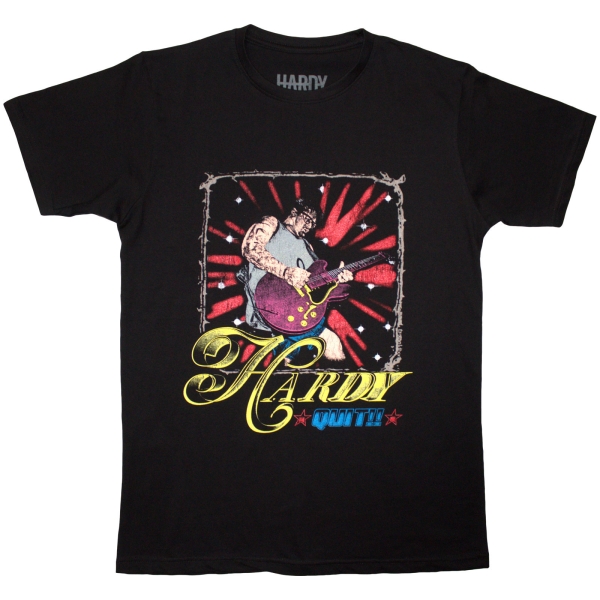 Hardy - Quit!! Guitar Uni Bl T-Shirt ryhmässä MERCHANDISE / T-paita / Nyheter / Country @ Bengans Skivbutik AB (5692995r)