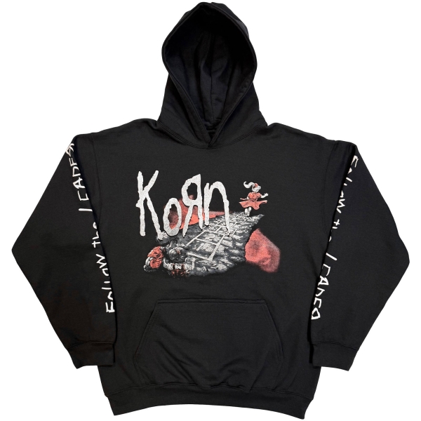 Korn - Follow The Leader Uni Bl Hoodie ryhmässä MERCHANDISE / Hupparit / Nyheter / Hårdrock @ Bengans Skivbutik AB (5692999r)