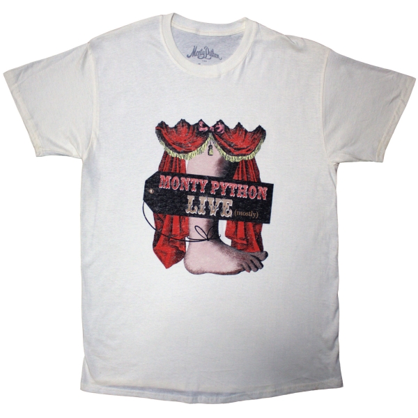 Monty Python - Live Uni Natrl T-Shirt ryhmässä MERCHANDISE / T-paita / Nyheter / Film-Musikal @ Bengans Skivbutik AB (5693007r)