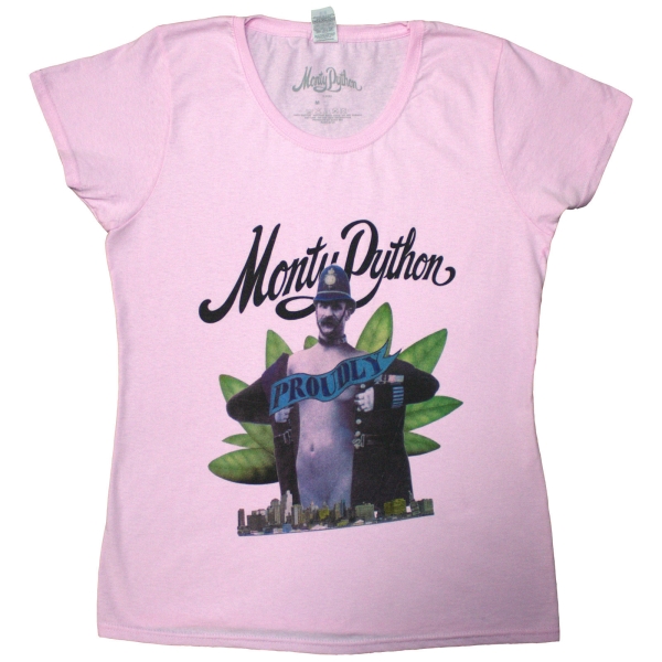 Monty Python - Proudly Lady Pink T-Shirt ryhmässä MERCHANDISE / T-paita / Nyheter / Film-Musikal @ Bengans Skivbutik AB (5693009r)