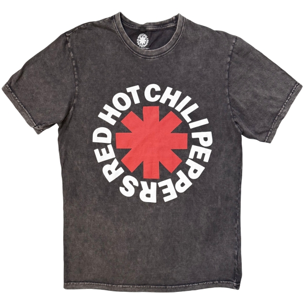 Red Hot Chili Peppers - Classic Asterisk Stone Wash Uni Char T-Shirt ryhmässä MERCHANDISE / T-paita / Nyheter / Pop-Rock @ Bengans Skivbutik AB (5693021r)