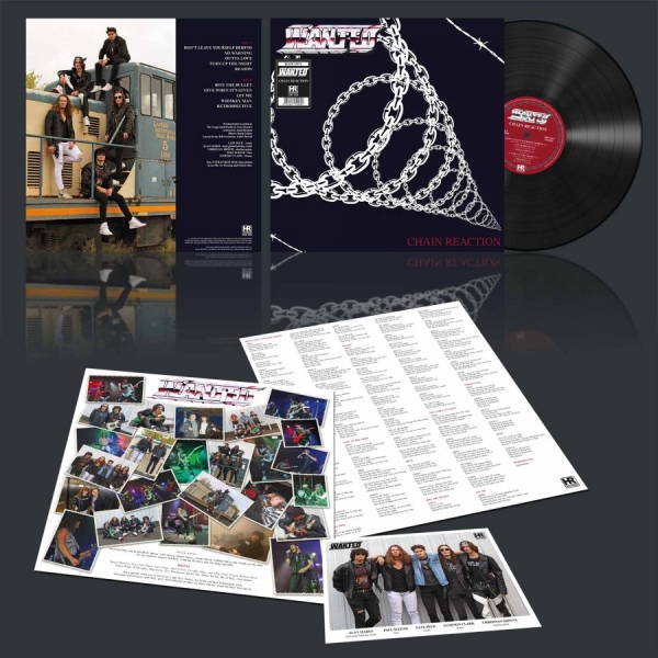 Wanted - Chain Reaction (Black Vinyl Lp) ryhmässä VINYYLI / Kommande / Hårdrock @ Bengans Skivbutik AB (5693198)