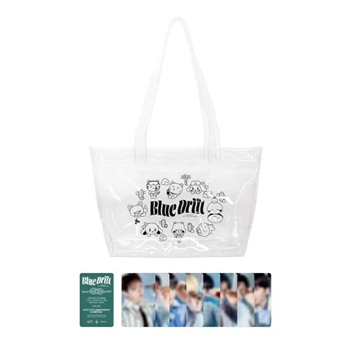 Ateez - 8th Anniversary MD : Clear Shopper Bag ryhmässä MERCHANDISE / Merch / Kommande / K-Pop @ Bengans Skivbutik AB (5693693)