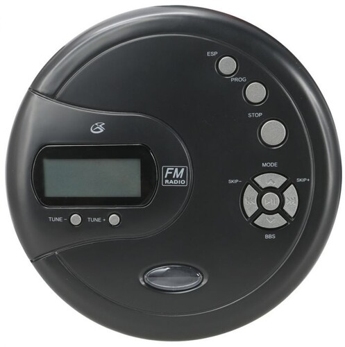 CD-Spelare - Gpx Pc332b Portable Cd Player With 60 Second Anti-Skip Fm Radio (Black) ryhmässä @ Bengans Skivbutik AB (5693702)