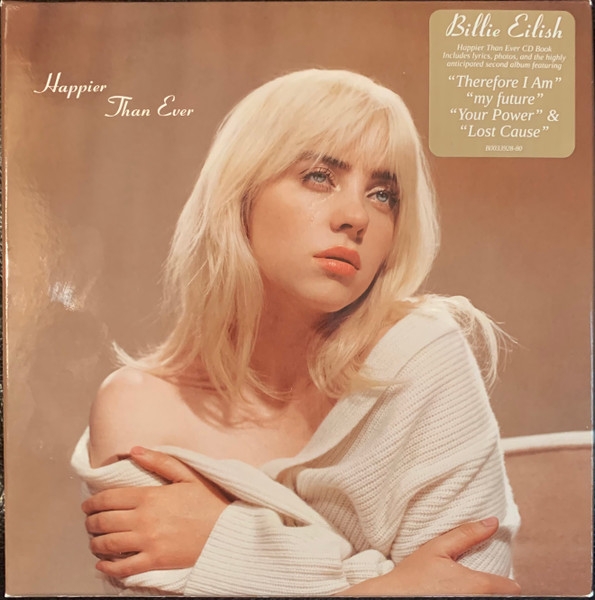 Billie Eilish - Happier Than Ever (X) (Cd/Photo Book) ryhmässä CD / Pop-Rock @ Bengans Skivbutik AB (5693822)