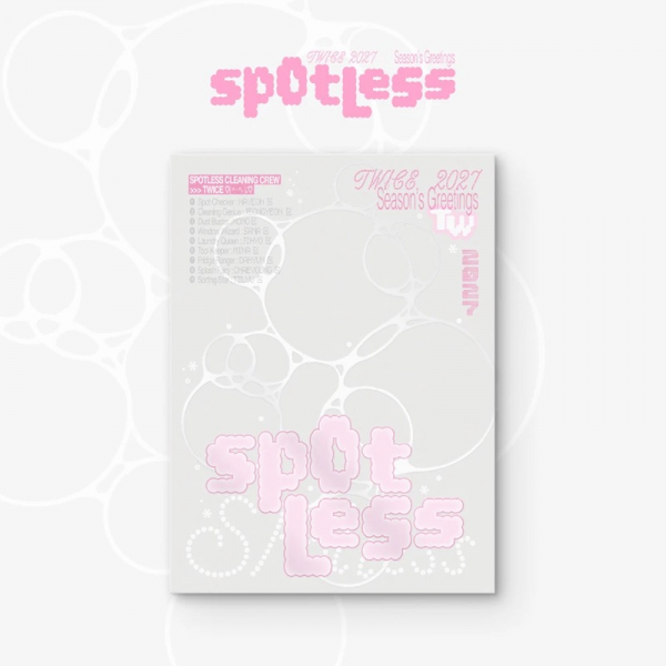 Twice - 2027 Seasons Greetings - Spotless + Apple ryhmässä MERCHANDISE / Merch / Kommande / K-Pop @ Bengans Skivbutik AB (5693894)