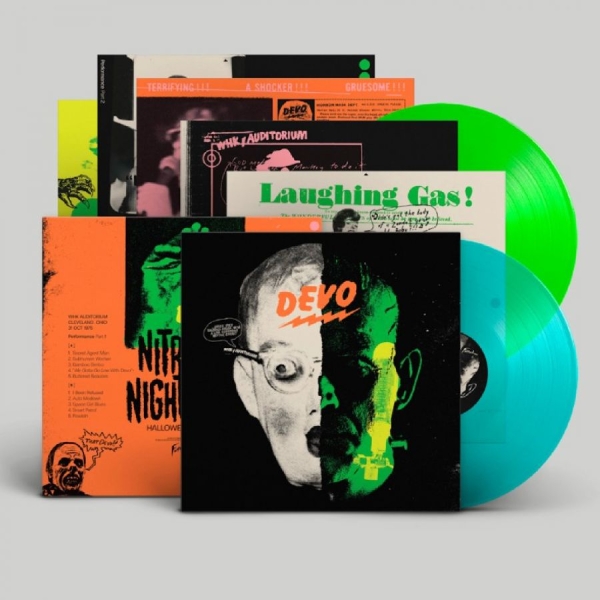 Devo - Nitrous Nightmare: Halloween Live 1975 (Color 2LP) ryhmässä VINYYLI / Pop-Rock @ Bengans Skivbutik AB (5694088)