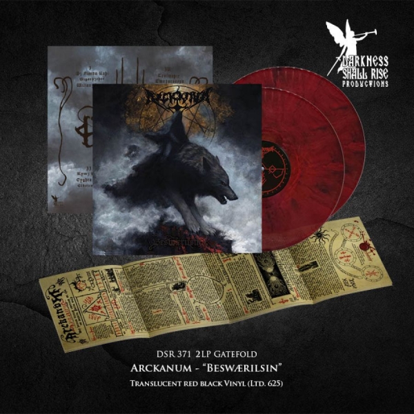 Arckanum - Beswærilsin (2 Lp Red/Black Marbled ryhmässä VINYYLI / Hårdrock @ Bengans Skivbutik AB (5694235)