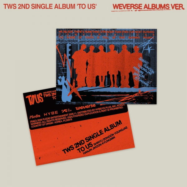Tws - To Us (Weverse Albums Ver.) ryhmässä MERCHANDISE / Merch+Code / Kommande / K-Pop @ Bengans Skivbutik AB (5694247)