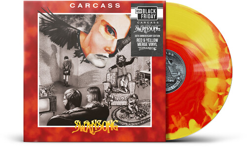 Carcass - Swansong (Red/Yellow Merge Vinyl/Alternative Artwork Sleeve) (Rsd) ryhmässä ME SUOSITTELEMME / Record Store Day / RSD BF 2026 @ Bengans Skivbutik AB (5694271)