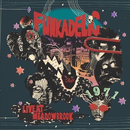 Funkadelic - Live At Meadowbrook 1971 (2Lp/Cosmic Teal & Atomic Red Vinyl) (Rsd) ryhmässä ME SUOSITTELEMME / Record Store Day / RSD BF 2026 @ Bengans Skivbutik AB (5694285)