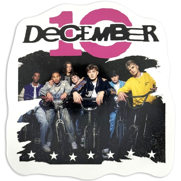 December 10 - Bike Poster Sticker ryhmässä MERCHANDISE / Merch / Nyheter / Pop-Rock @ Bengans Skivbutik AB (5694739)