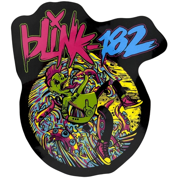 Blink-182 - Overboard Event Sticker ryhmässä MERCHANDISE / Merch / Nyheter / Punk @ Bengans Skivbutik AB (5694777)