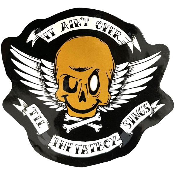 Fatboy Slim - Skull Sticker ryhmässä MERCHANDISE / Merch / Nyheter / Dance-Techno @ Bengans Skivbutik AB (5694817)
