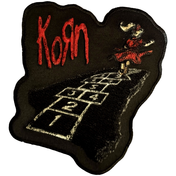 Korn - Hopscotch Woven Patch ryhmässä MERCH / Asusteet / Kangasmerkit @ Bengans Skivbutik AB (5694858)