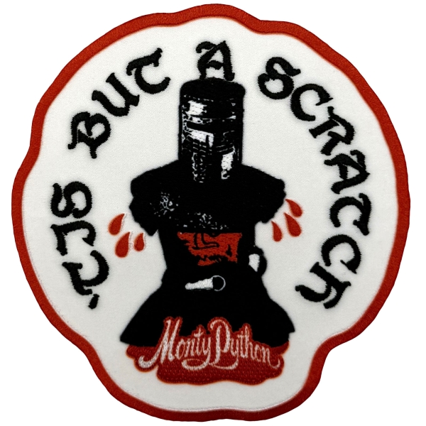 Monty Python - Scratch Woven Patch ryhmässä MERCHANDISE / Kangasmerkki /  /  @ Bengans Skivbutik AB (5694860)