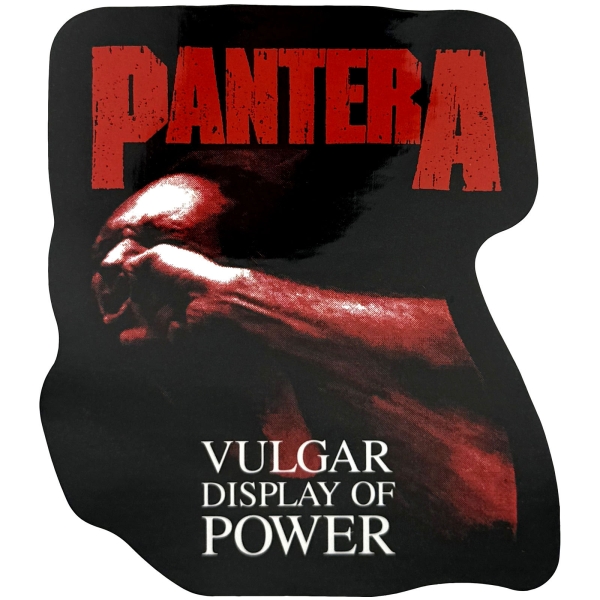 Pantera - Red Vulgar Sticker ryhmässä MERCH / Pikkutavarat / Tarrat @ Bengans Skivbutik AB (5694898)