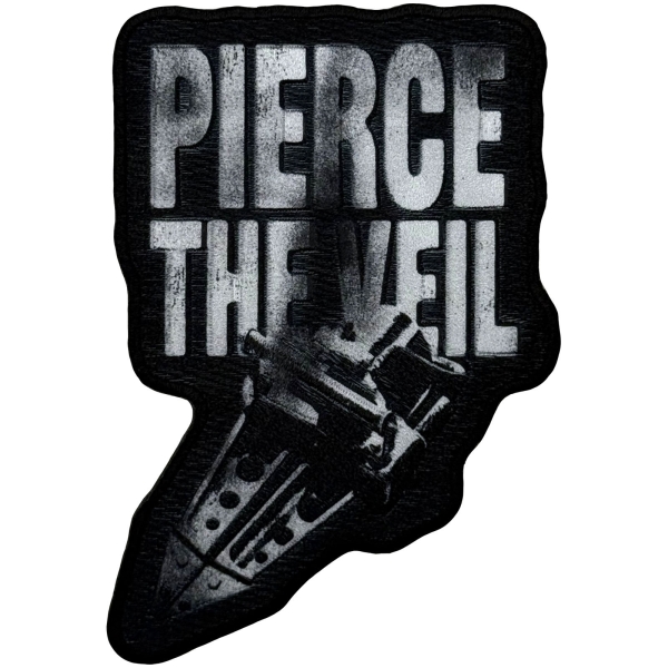 Pierce The Veil - Large Text Woven Patch ryhmässä MERCH / Asusteet / Kangasmerkit @ Bengans Skivbutik AB (5694920)