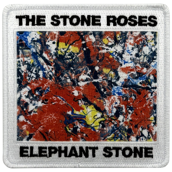 The Stone Roses - Elephant Stone Woven Patch ryhmässä MERCHANDISE / Kangasmerkki / / @ Bengans Skivbutik AB (5694939)
