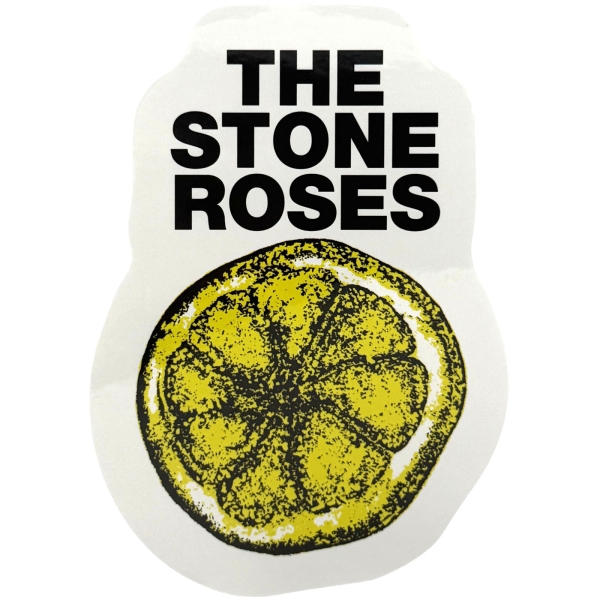 The Stone Roses - Logo & Lemon Sticker ryhmässä MERCHANDISE / Merch / Nyheter / Pop-Rock @ Bengans Skivbutik AB (5694941)