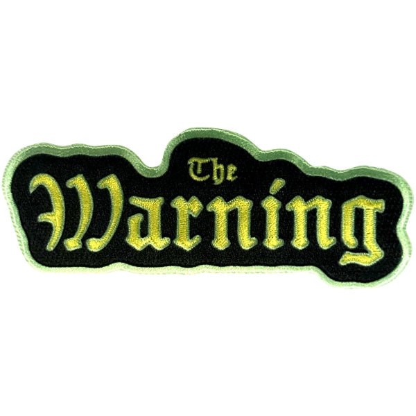 Warning - Logo Woven Patch ryhmässä MERCH / Asusteet / Kangasmerkit @ Bengans Skivbutik AB (5694997)