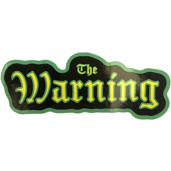 Warning - Logo Sticker ryhmässä MERCHANDISE / Merch / Nyheter / Hårdrock @ Bengans Skivbutik AB (5695003)
