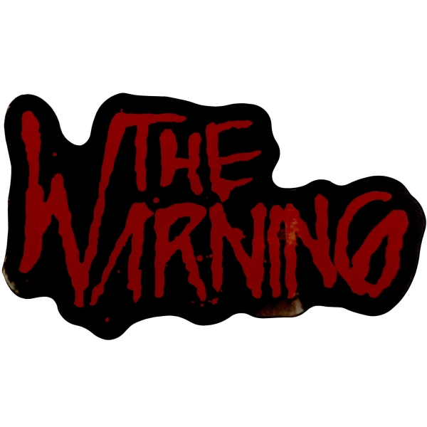 Warning - Splatter Logo Sticker ryhmässä MERCHANDISE / Merch / Nyheter / Hårdrock @ Bengans Skivbutik AB (5695004)