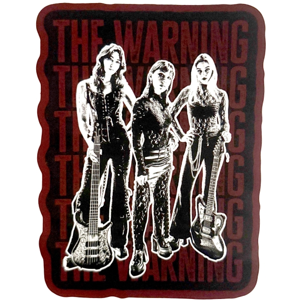 Warning - Stacked Sticker ryhmässä MERCHANDISE / Merch / Nyheter / Hårdrock @ Bengans Skivbutik AB (5695006)
