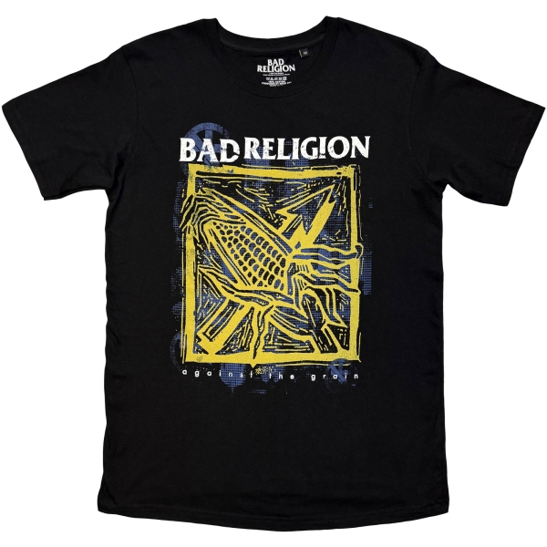 Bad Religion - Against The Grain Halftone Uni Bl T-Shirt ryhmässä MERCHANDISE / T-paita / Nyheter / Punk @ Bengans Skivbutik AB (5695020r)
