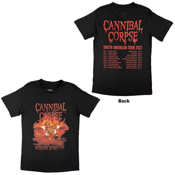Cannibal Corpse - Necrogenic Resurrection Uni Bl T-Shirt ryhmässä MERCHANDISE / T-paita / Nyheter / Hårdrock @ Bengans Skivbutik AB (5695023r)