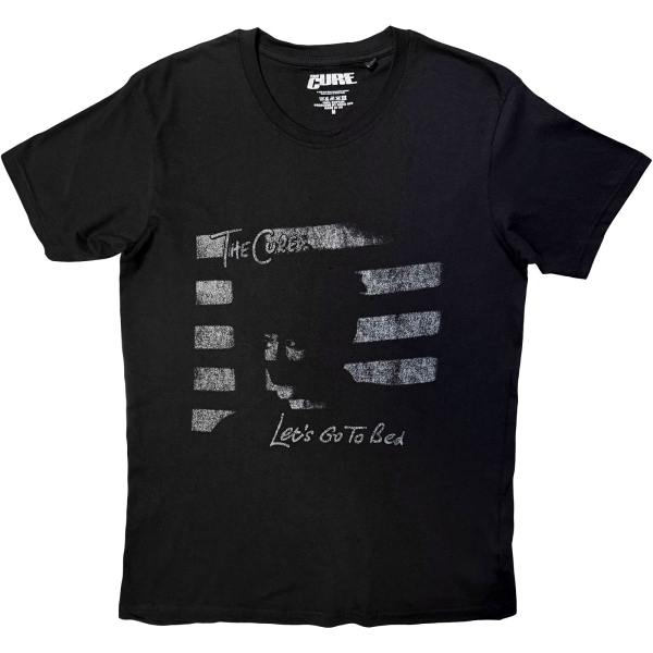 The Cure - Lets Go To Bed Uni Bl T-Shirt ryhmässä MERCHANDISE / T-paita / Nyheter / Pop-Rock @ Bengans Skivbutik AB (5695027r)