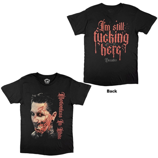 Motionless In White - Decades Uni Bl T-Shirt ryhmässä MERCHANDISE / T-paita / Nyheter / Hårdrock @ Bengans Skivbutik AB (5695038r)