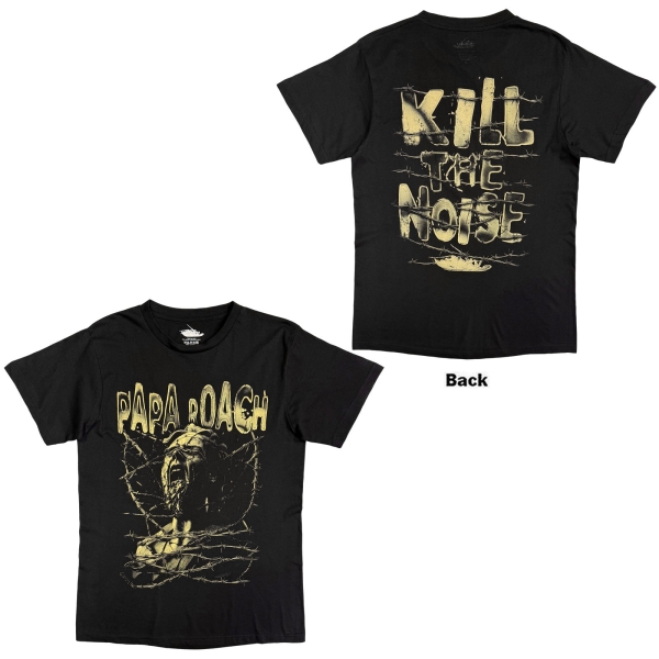Papa Roach - Kill The Noise Uni Bl T-Shirt ryhmässä MERCHANDISE / T-paita / Nyheter / Hårdrock @ Bengans Skivbutik AB (5695045r)