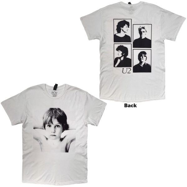 U2 - Boy Uni Wht T-Shirt ryhmässä MERCH / Vaatteet / T-paidat @ Bengans Skivbutik AB (5695049r)
