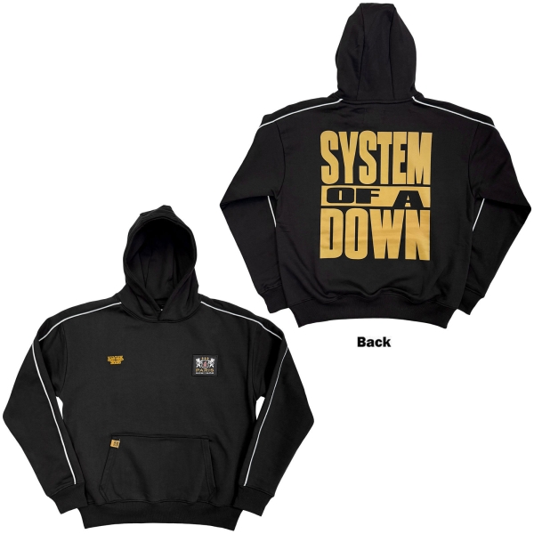 System Of A Down - Paris Event Tour 26 Uni Bl Hoodie ryhmässä MERCHANDISE / Hupparit / Nyheter / Hårdrock @ Bengans Skivbutik AB (5695344r)