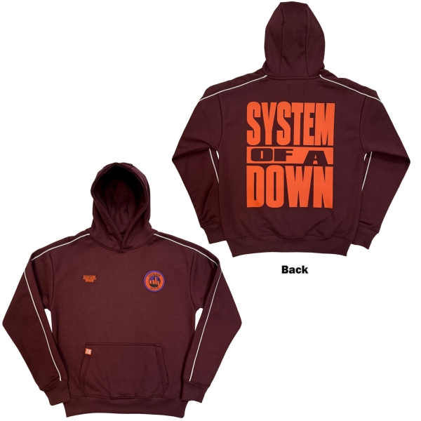 System Of A Down - Dusseldorf Event Tour 26 Uni Maroon Hoodie ryhmässä MERCHANDISE / Hupparit / Nyheter / Hårdrock @ Bengans Skivbutik AB (5695346r)