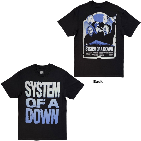 System Of A Down - Mount Ararat Tour 26 Uni Bl T-Shirt ryhmässä MERCHANDISE / T-paita / Nyheter / Hårdrock @ Bengans Skivbutik AB (5695354r)
