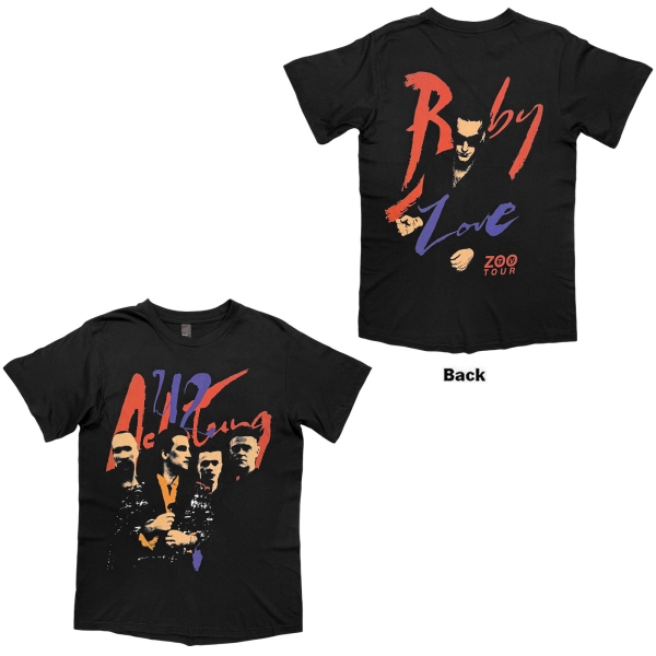 U2 - Achtung Baby Zoo Tv Tour Uni Bl T-Shirt ryhmässä MERCHANDISE / T-paita / Nyheter / Pop-Rock @ Bengans Skivbutik AB (5695358r)